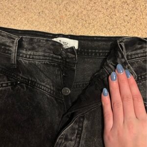 Women’s Dark Grey High waisted Jeans